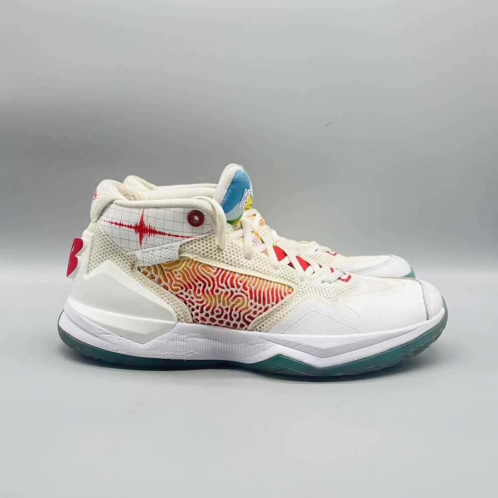 New Balance Shoes Mens 8 White Seismic Moment Kawhi Mid Top Basketball Sneakers